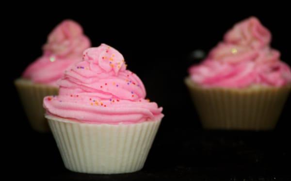 Orange Blossom Cupcake Soap with Shea butter, Cocoa butter, Mango butter @ $6.99 ea.