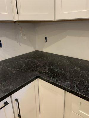 Soapstone countertops from LaCour Stoneworks