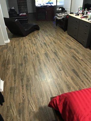 Great job floors spotless ...