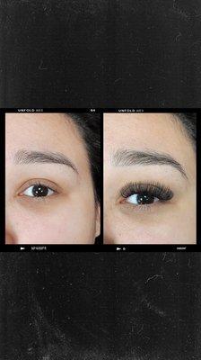 Natural Volume Eyelash extensions!