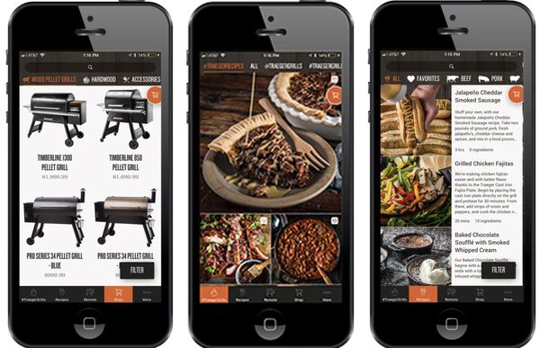 Traeger Grills App design