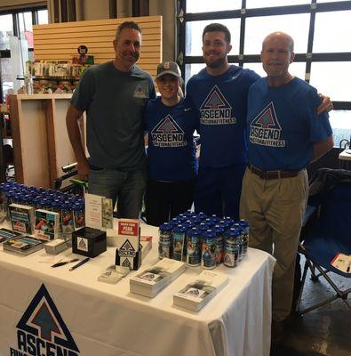 The Ascend Team: Tyler, Hillary, Holden, and adviser (Steve).