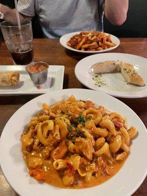 Pasta with Vodka Sauce Lunch