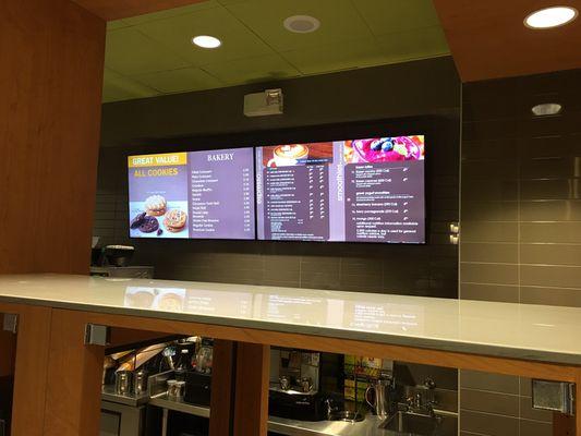 Audio/video install Au bon pain.