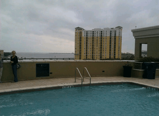 Bayshore one pool south side view