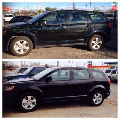 2013 Dodge Journey - Before/After Hail Damage Repair