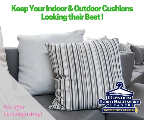 Indoor & Outdoor Cushion Cleaning and Scotchgarding