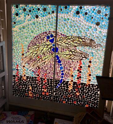 Handmade window art