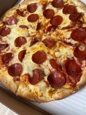 Pepperoni large.