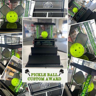 Pickle Ball Custom Award or Trophy