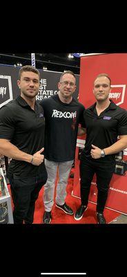 Zach & Seb w/ owner of Redcon1 Aaron Singerman