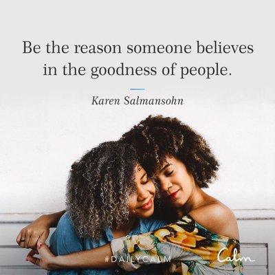 Be the reason! A little motivation.