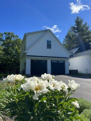 Our spa is located in a beautiful bonus studio space in the farmhouse pictured here.