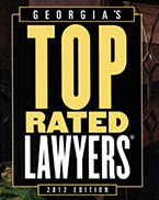 Selected to the Prestigious Georgia's Top Rated Lawyers List