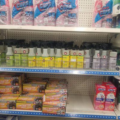 Meyer's cleaning products