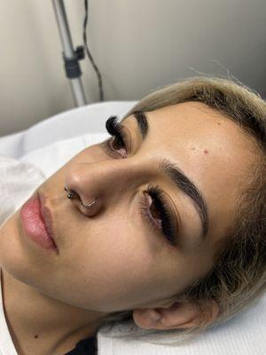 Mega wispy lash extensions with diosa artistry