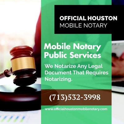 Official Houston Mobile Notary