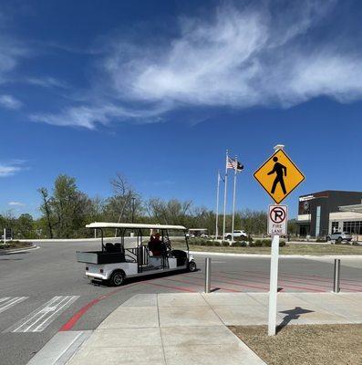 VA Shuttle from Parking Lot to Clinic