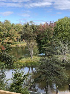 View from the bluff.