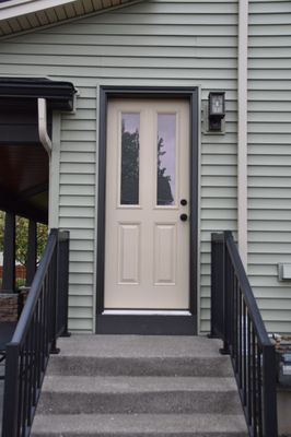 New side entry door