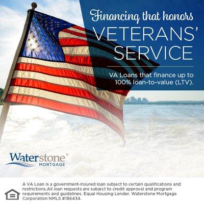 We provide great VA loans