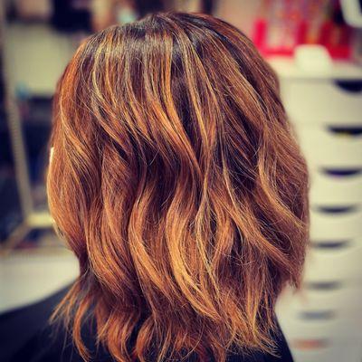 Cinnamon balayage