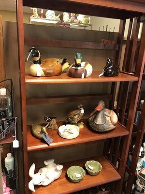 Looking for some wood or ceramic ducks? They have them!