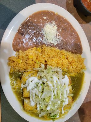 Enchiladas verde