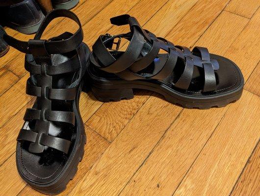 BA&SH Gladiator sandals. Beware the hard insole...