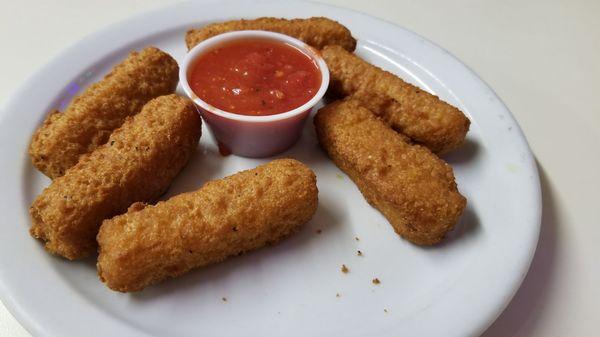 Mozzarella cheese sticks