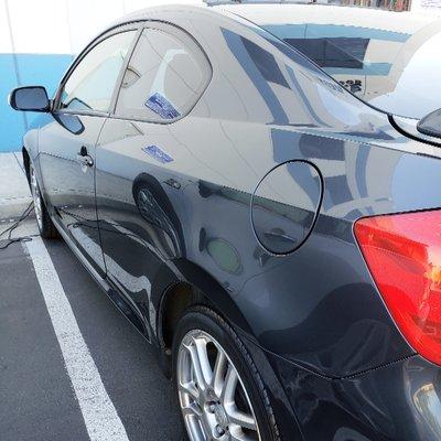 Scion TC washed with the waterless wash method