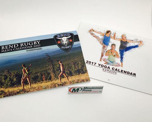 Calendars are a great way to keep your name in front of your customer every day throughout the year.  Call to let us help you.