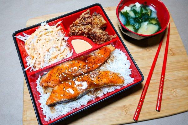 Salmon Teriyaki Box