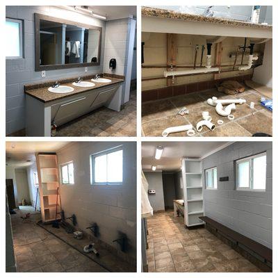 Bathrooms remodeled