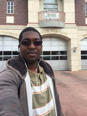 Selfie at the fire station