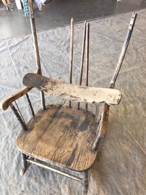 Before of rocking chair