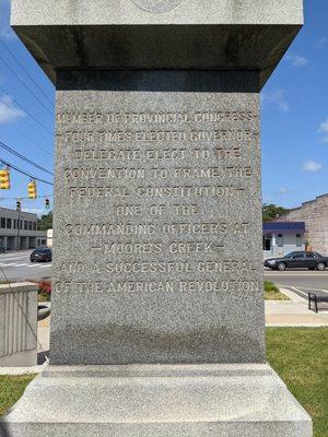 Richard Caswell Monument, Kinston