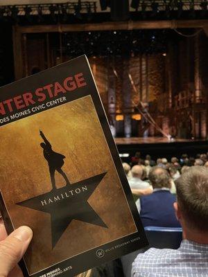 Playbill for Hamilton