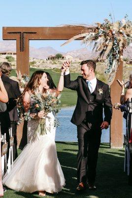 View down the aisle was amazing!