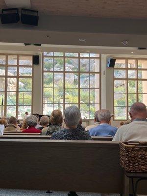 Gorgeous church built at the foot of the Boulders. Care Free AZ. Friendly people