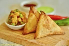 Fresh vegetables samosa 2 for 2.50