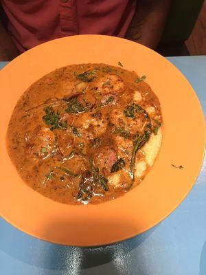 Creole style  Shrimp and Grits