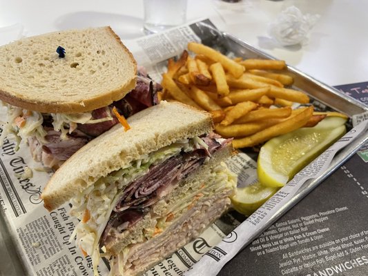 Turkey and pastrami fitz combo