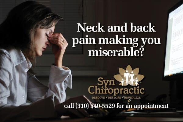 Postcard designed for Syn Chiropractic.