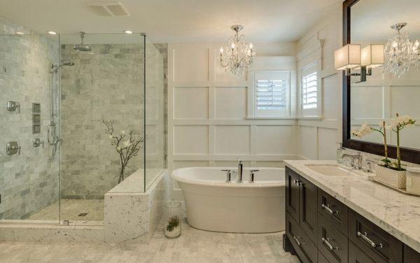 Elegant bathroom remodel