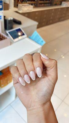 Classic french nails