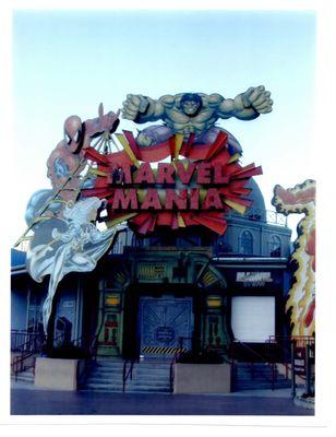 Entrance Sign at Marvel Mania