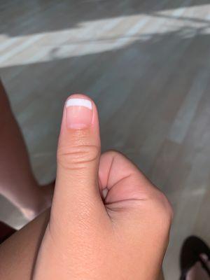 A little chip in my nails