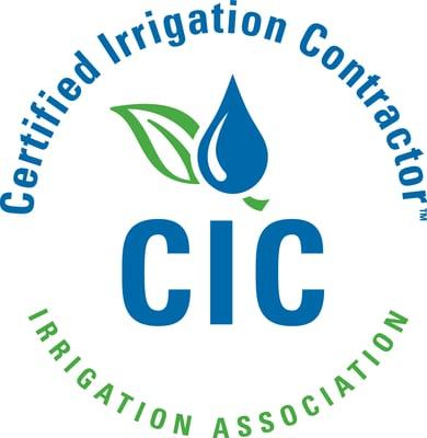 We are certified irrigation contractors