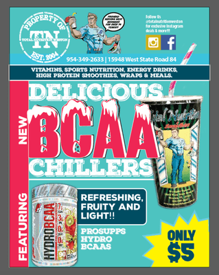 Try our new BCAA Chillers!